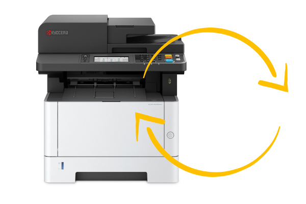 Замена тонера на монохромных МФУ Kyocera ECOSYS MA4000/3501/3500