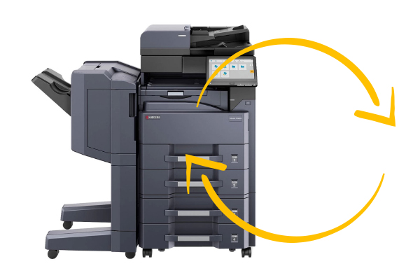 Замена тонера на монохромных МФУ Kyocera TASKalfa MZ3200i/MZ4000i