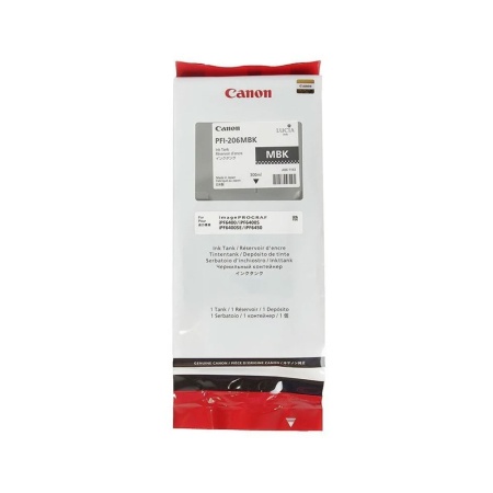 Картридж струйный Canon 5302B001 (PFI-206MBK) черный/матовый (black/matt) / истек гарантийный срок производителя