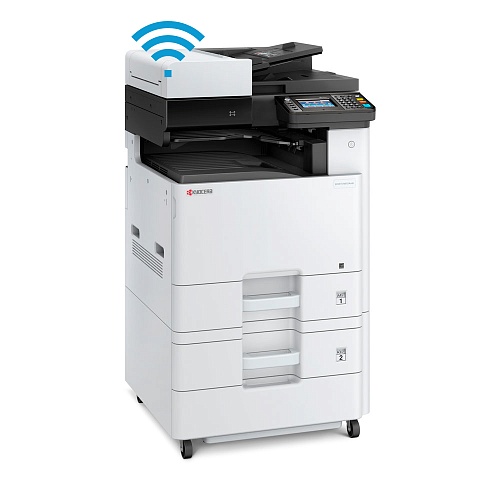 МФУ Kyocera ECOSYS M8124cidn с доп. лотком на 500 листов и Wi-Fi