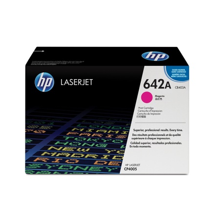 Картридж Hewlett-Packard CB403A (642A) пурпурный (magenta)