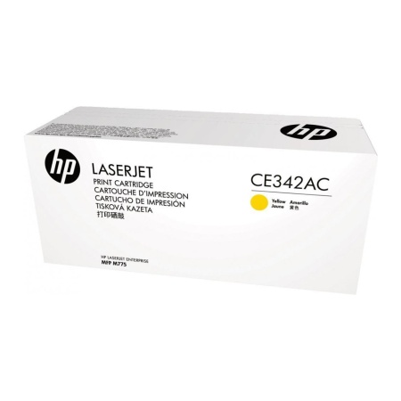 Картридж контрактный Hewlett-Packard CE342AC (651A) желтый (yellow)