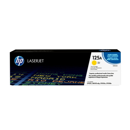 Картридж Hewlett-Packard CB542A (125A) желтый (yellow) / поврежденная упаковка