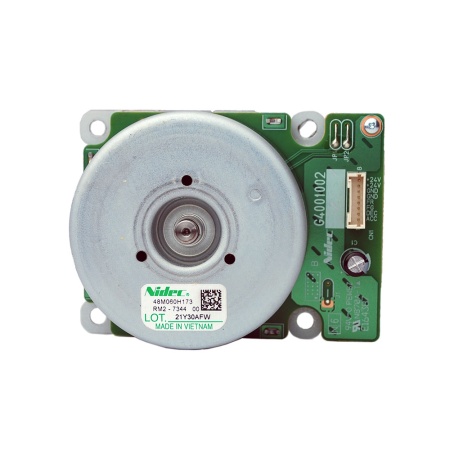 Мотор привода блока проявки Hewlett-Packard RM2-7344-000CN / запасная часть новая, оригинал, тех. уп