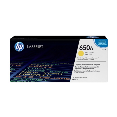 Картридж Hewlett-Packard CE272A (650А) желтый (yellow)