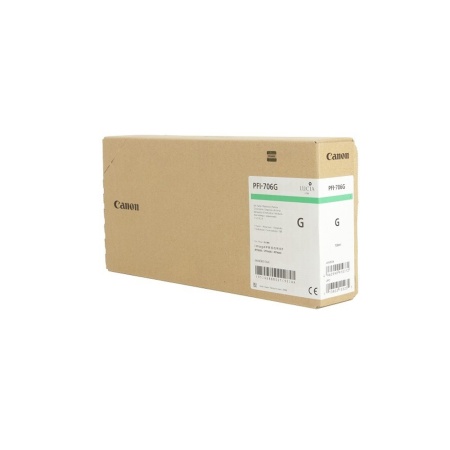 Картридж струйный Canon 6688B001 (PFI-706G) зеленый (green) / истек гарантийный срок производителя