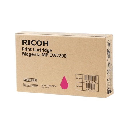 Картридж струйный Ricoh 841637 (MPCW2200) пурпурный (magenta) / истек гарантийный срок производителя