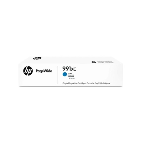 Картридж струйный Hewlett-Packard M0K06XC (991XC) голубой (cyan)