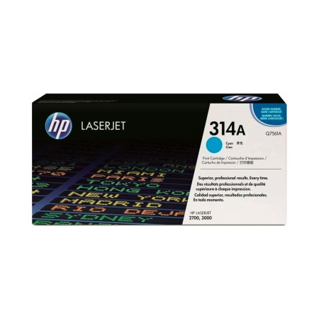 Картридж Hewlett-Packard Q7561A (314A) голубой (cyan)