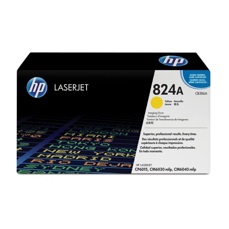 Блок фотобарабана Hewlett-Packard CB386A (824A) желтый (yellow) / поврежденная упаковка