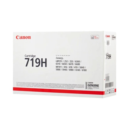 Тонер-картридж Canon 3480B002 (719H) черный (black) / поврежденная упаковка