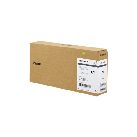 Картридж струйный Canon 6690B001 (PFI-706GY) серый (grey) / истек гарантийный срок производителя