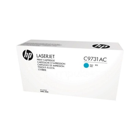 Картридж Hewlett-Packard C9731AC (645A) голубой (cyan)