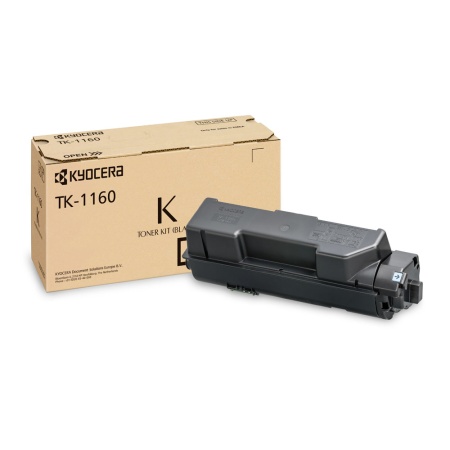 Тонер-картридж Kyocera 1T02RY0NL0 (TK-1160) черный (black) / стартовый картридж / тех. упаковка