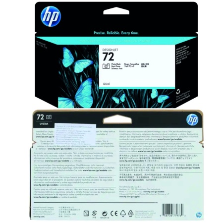 Картридж струйный Hewlett-Packard C9370A (72) черный/фото (black/photo) / истек гарантийный срок про