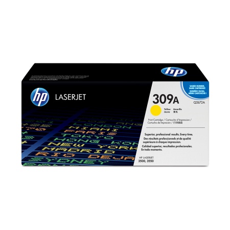 Картридж Hewlett-Packard Q2672A (308A) желтый (yellow)