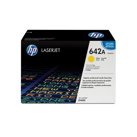 Картридж Hewlett-Packard CB402A (642A) желтый (yellow)