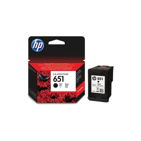 Картридж струйный Hewlett-Packard C2P10AE (651) черный (black)
